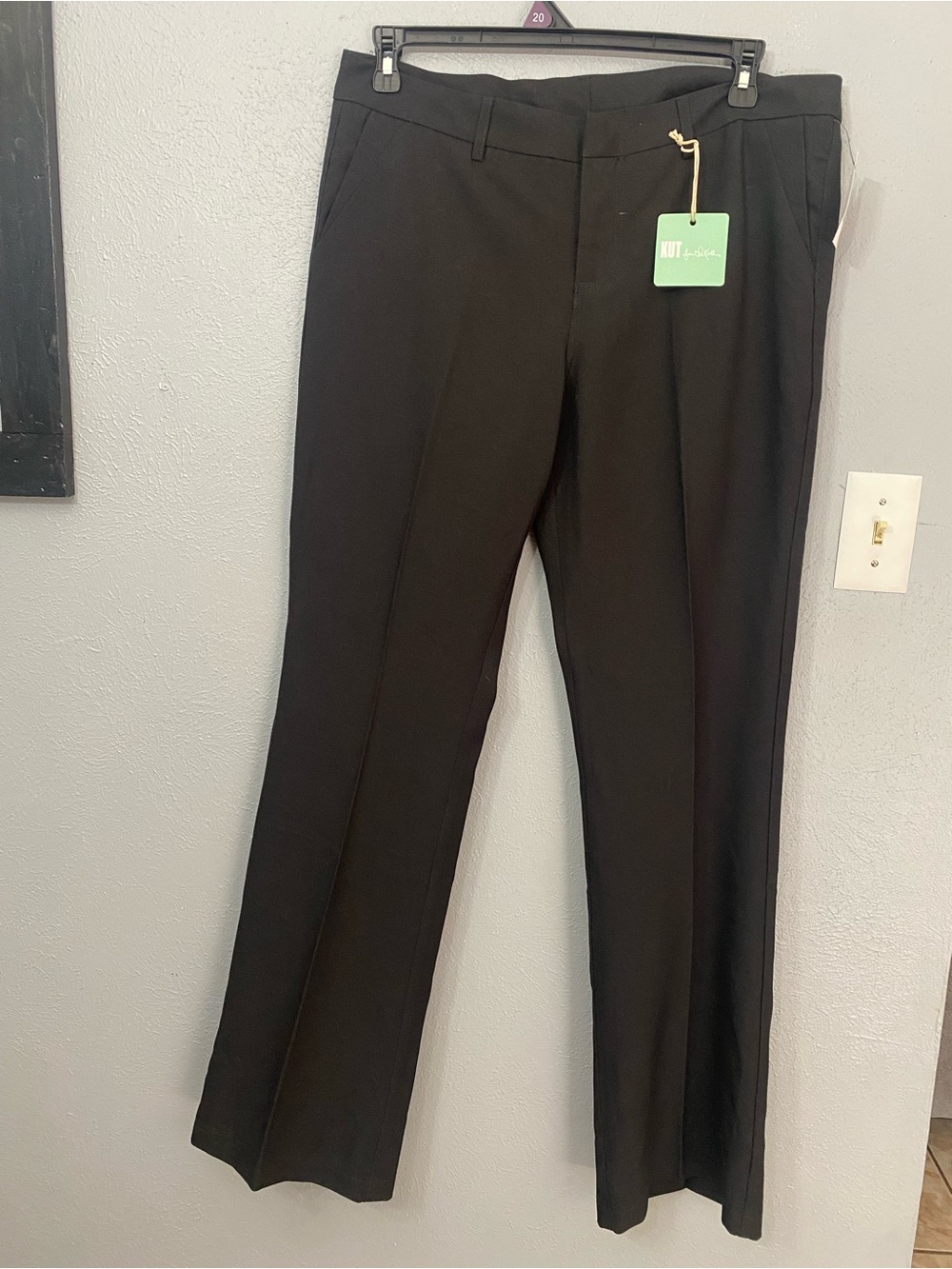KUT From the Kloth Milo Bootcut Trouser Dress Pants Size 14 NWT